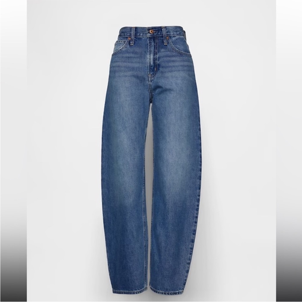 GAP High Rise Barrel Jeans - 27 / 4R